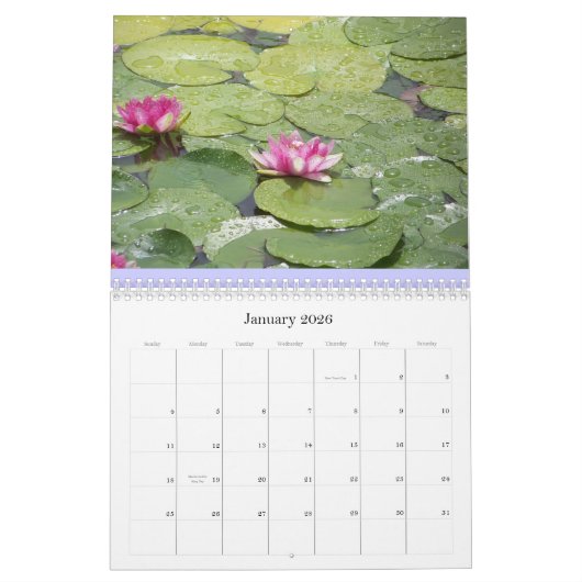 waterkalender kalender (Jan 2026)