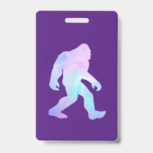 Waterkleur Bigfoot Badge (Voorzijde)