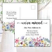 Waterkleur Bloemen We hebben de aankondiging verpl Briefkaart