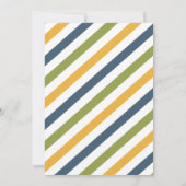 Waterkleur Dinosaur Drie Rex 3e Verjaardag Kaart (Achterkant)