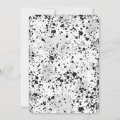 Waterkleur Hoge Vijf Verjaardagsuitnodiging Kaart (Achterkant)