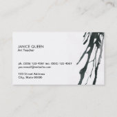 Waterkleur Visitekaartje (Achterkant)