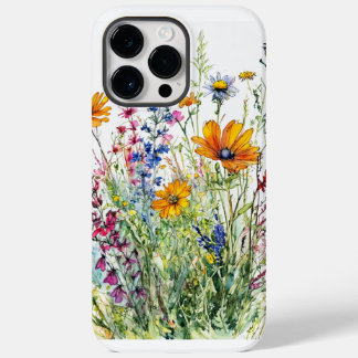 Waterkleurbloemen Case-Mate iPhone 14 Pro Max Hoesje