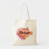 Waterkleurige Canvas tas (Voorkant)