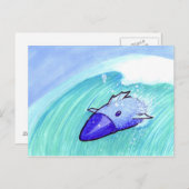 Waterkuikens van briefkaart (Voorkant / Achterkant)