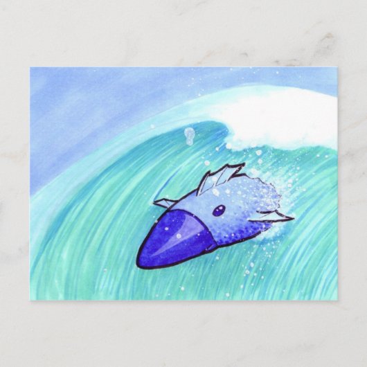 Waterkuikens van briefkaart (Voorkant)