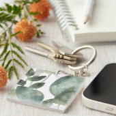 Waterlekken - Waterverf Sleutelhanger (Voorkant Rechts)