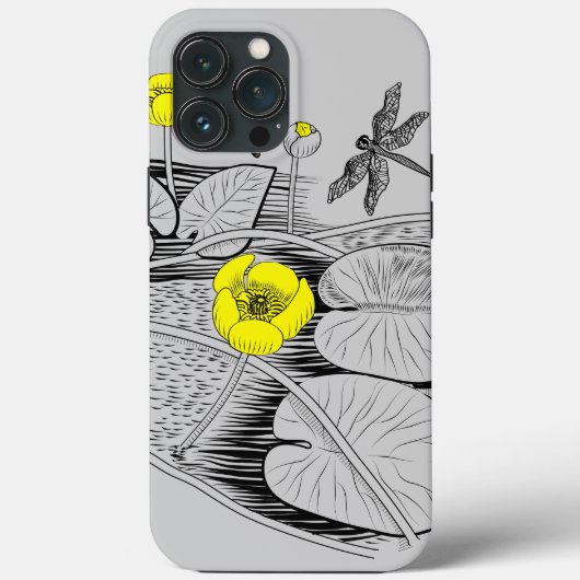Waterlelengrafie Case-Mate iPhone Case (Achterkant)