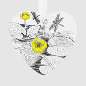 Waterlelengraving Ornament (voorkant)