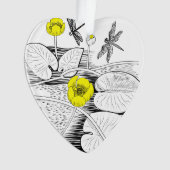 Waterlelengraving Ornament (voorkant)