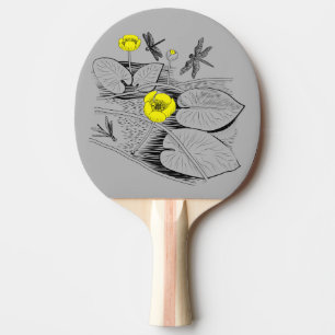 Waterlelengraving Tafeltennisbatje