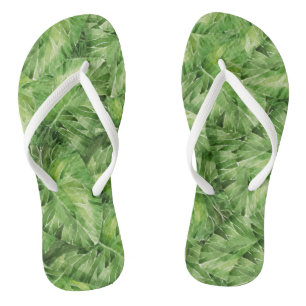 waterlelie aquarel teenslippers
