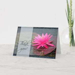 Waterlelie bedankkaart