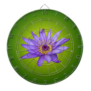 Waterlelie Bloem Vijver Aquatische Paarse Waterblo Dartbord