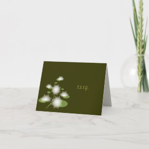 Waterlelie Elegant Eenvoudig Modern RSVP