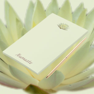 Waterlelie Gele Lotus Bloem Namaste Bord Groen Post-it® Notes