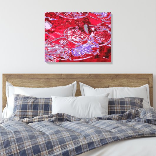 WATERLELIE VIJVER CANVAS AFDRUK (Insitu (Slaapkamer))