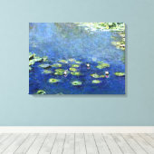 Waterlelies 9 canvas afdruk (Insitu (Houten vloer))