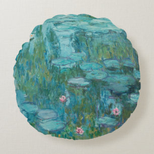 Waterlelies, beeldende kunst olieverfschilderij, C Rond Kussen