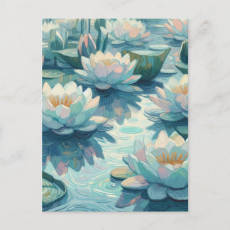 Waterlelies Briefkaart