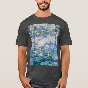 Waterlelies Claude Monet Fijne Kunst retro T-shirt