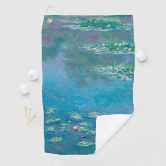 Waterlelies door Claude Monet Schilderkunst Golfhanddoek