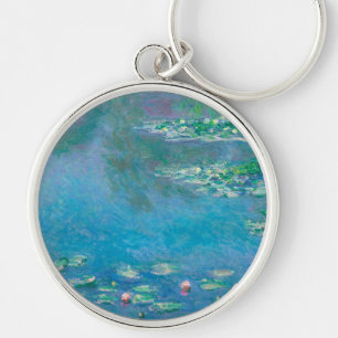 Waterlelies door Claude Monet Schilderkunst Sleutelhanger