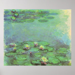 Waterlelies door Claude Monet, Vintage Impressioni Poster