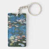 Waterlelies door Claude Monet, Vintage Impressioni Sleutelhanger (achterkant)