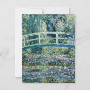 Waterlelies en Japanse Brug Kaart