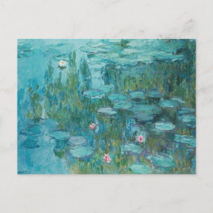 Waterlelies, Olie Schilderij, Claude Monet Briefkaart