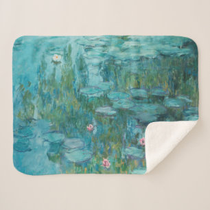 Waterlelies, Olie Schilderij, Claude Monet Sherpa Deken