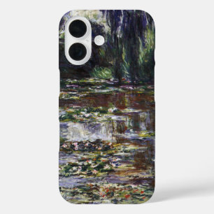 Waterlieten in Pond door Claude Monet, kunst iPhone 16 Hoesje