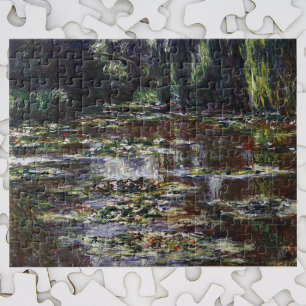 Waterlieten in Pond door Claude Monet, kunst Legpuzzel