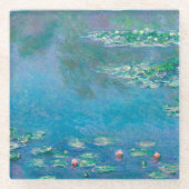 Waterliezen door Claude Monet Fine Art Painting Glazen Onderzetter (Voorkant)