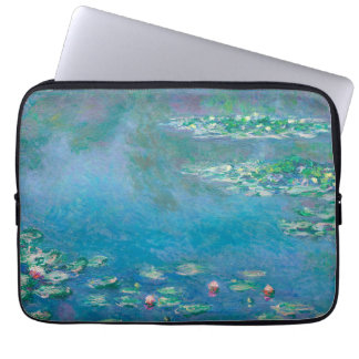 Waterliezen door Claude Monet Fine Art Painting Laptop Sleeve