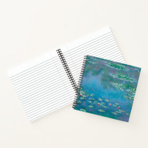 Waterliezen door Claude Monet Fine Art Painting Notitieboek