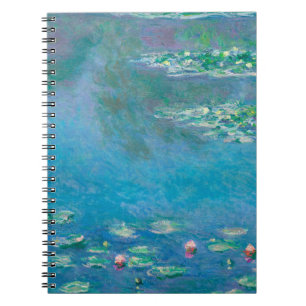Waterliezen door Claude Monet Fine Art Painting Notitieboek
