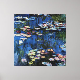 Waterlilies; 1914, ingediend door Monet Canvas Afdruk