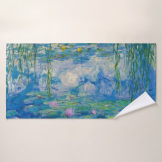 Waterlilies, 1916-1919 by Claude Monet Badhanddoek