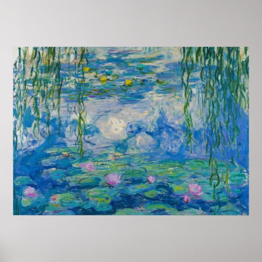 Waterlilies, 1916-1919 by Claude Monet Poster (Voorkant)
