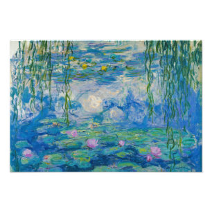 Waterlilies, 1916-1919, ingediend door Claude Mone Foto Afdruk