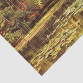 Waterlilies by Peder Mork Monsted Tissuepapier (Detail)