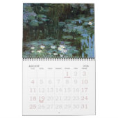 Waterlilies Fine Art van Claude Monet Kalender (Jan 2026)