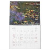 Waterlilies Fine Art van Claude Monet Kalender (Mar 2026)