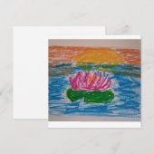 Waterlily Kaart (Voorkant / Achterkant)