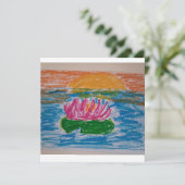 Waterlily Kaart (Staand voorkant)