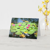 Waterlily Kaart (Gele Bloem)