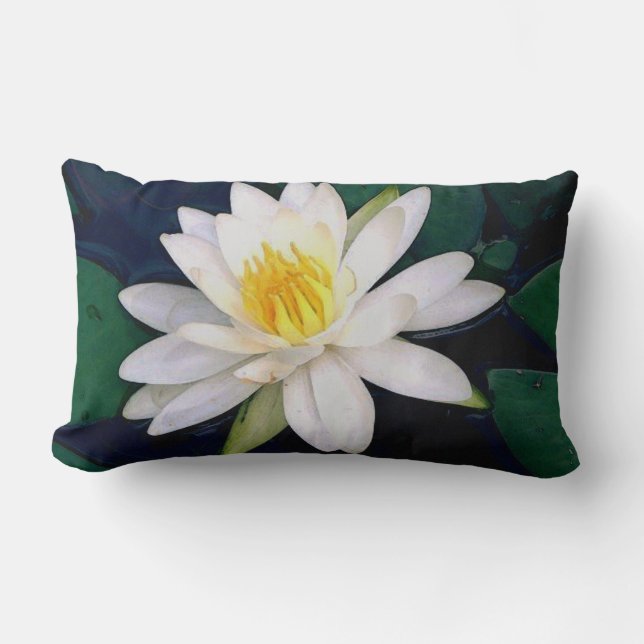 Waterlily Pillow Kussen (Voorkant)