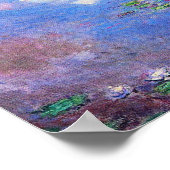 Waterlily Pond van Claude Monet,  Kunst Poster (Hoek)